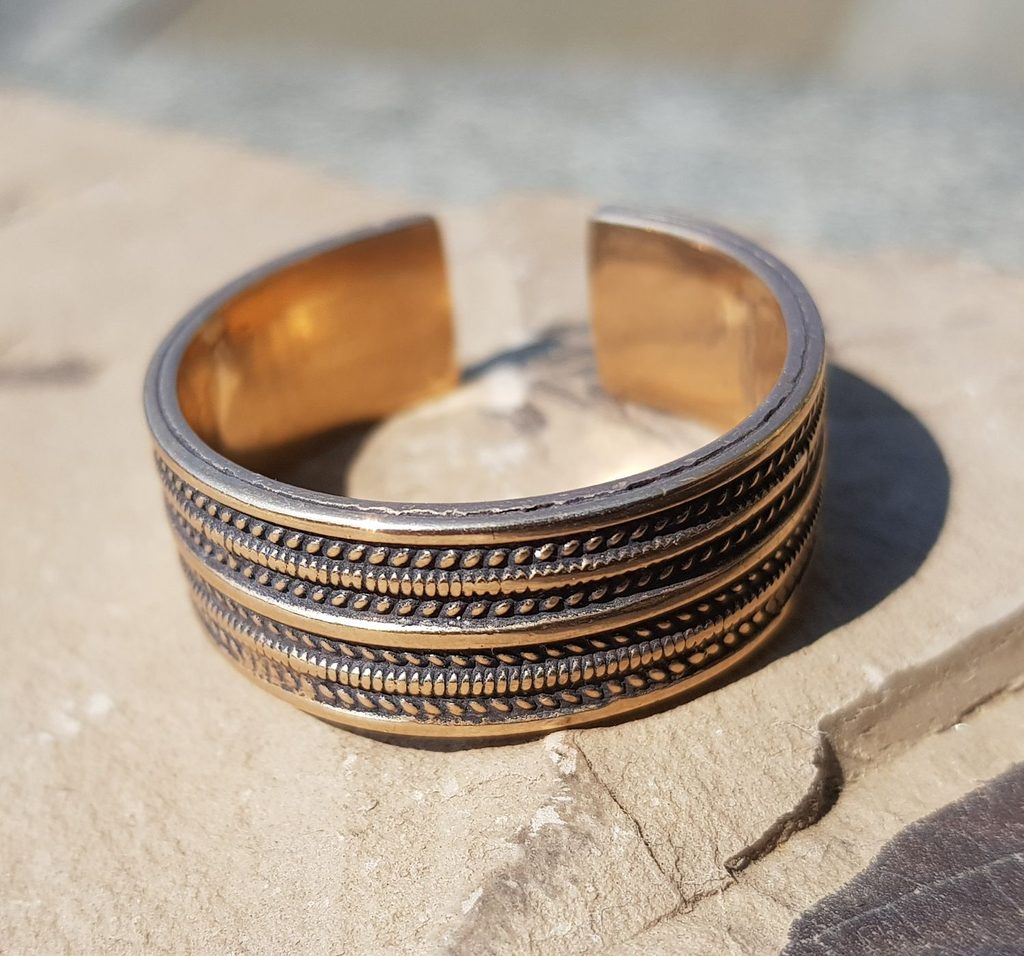 Naav - rock, metal, pohanství obchod - GEIR, vikingský prsten, bronz - Naav  - Prsteny - Šperky