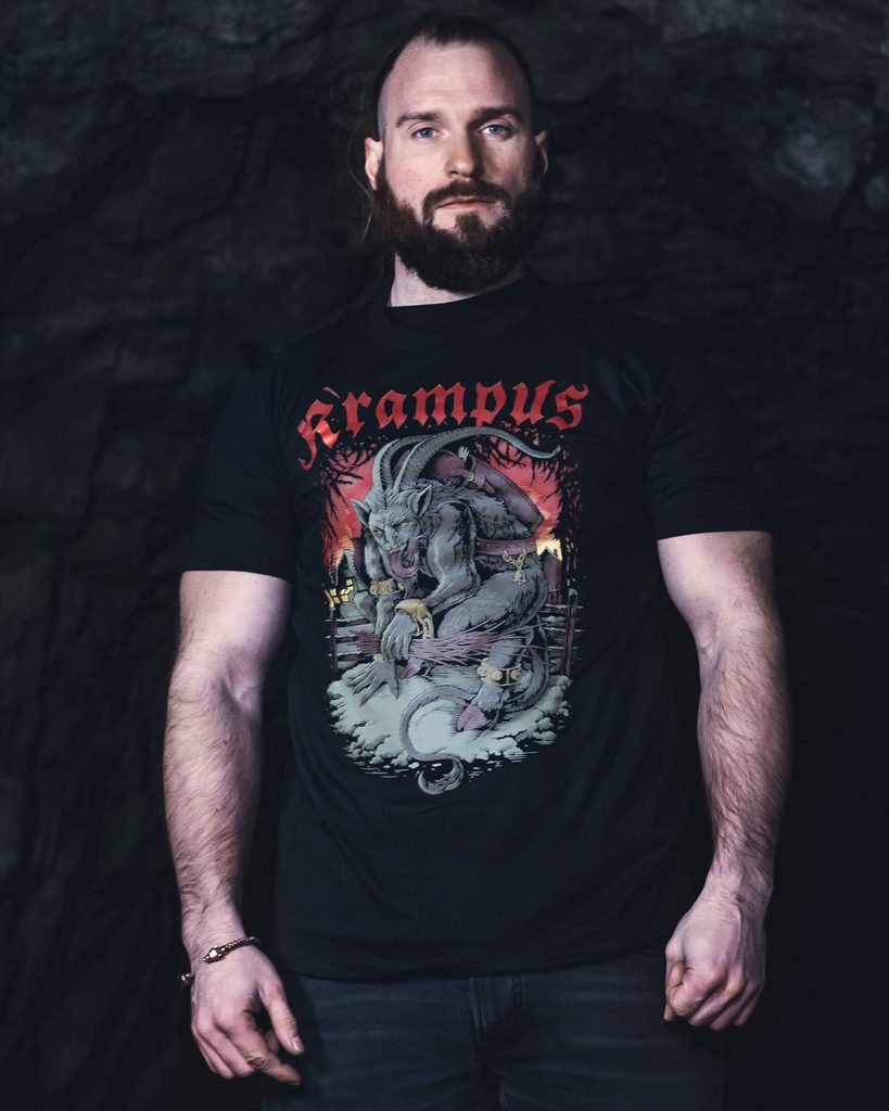Naav - rock, metal, pohanství obchod - KRAMPUS men's T-shirt, colored -  Naav - Men's T-Shirts - Clothes