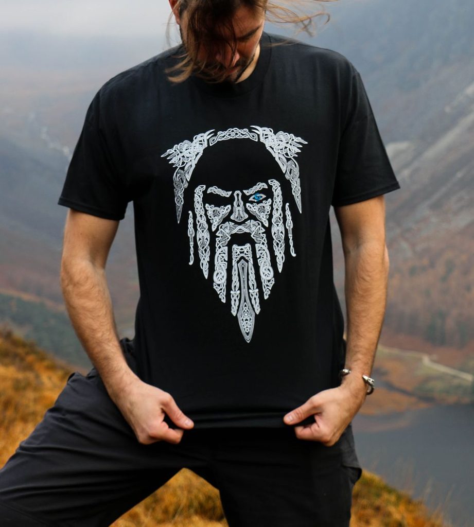 Naav - rock, metal, pohanství obchod - ODIN, Viking T-shirt - Naav - Men's T -Shirts - Clothes