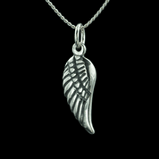 ANGEL WING, SILVER AMULET, AG 925 - PENDANTS - SILVER