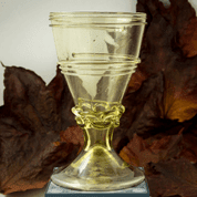 MEDIEVAL WINE GLASS, 14TH CENTURY, FRANCE - GLASS