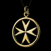 TEMPLAR CROSS, MEDIEVAL PENDANT, BRONZE - PENDANTS