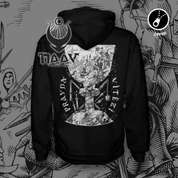 TRUTH PREVAILS - HUSSITE ZIPPER BW - HOODIES