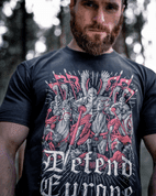 DEFEND EUROPE - POLISH HUSSARS 1683, MEN'S T-SHIRT - MEN'S T-SHIRTS