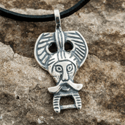 ODIN, STŘÍBRNÝ TALISMAN, REPLIKA Z RIBE, DÁNSKO, AG 925 - PŘÍVĚSKY - STŘÍBRO