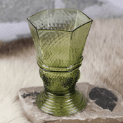 HEXAGON WINE GLASS, 16TH CENTURY GERMANY - GLASS