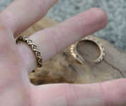 SERPENT, RING WITH A SNAKE, BRONZE - RINGS