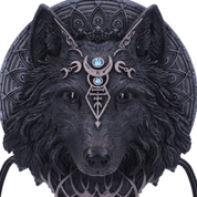 WOLF MOON DOOR KNOCKER 20.5CM - FIGURES