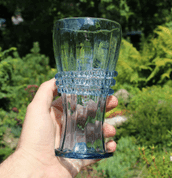 AQUARIA BLUE HISTORICAL GLASS, SET 2+1 - GLASS