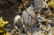 SPARTAN SHIELD, PENDANT, BRONZE - PENDANTS