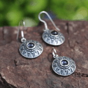 ISOLDA, IOLITE, SILVER EARRINGS - EARRINGS - SILVER