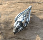 DREKI, VIKING STYLE PENDANT, STERLING SILVER - PENDANTS - SILVER