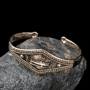 VIKING SHIP, BRONZE BRACELET - BRACELETS