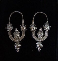 EARRINGS FROM GREAT MORAVIA PERIOD, Ag 925