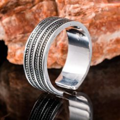 GEIR, vikingský prsten, stříbro 925