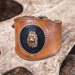 Lion Heart, Leather Bracelet