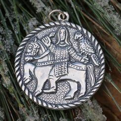 MEDIEVAL FALCONER Moravia Magna Sterling Silver Pendant