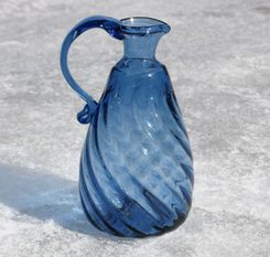 Blue Carafe - historical glass