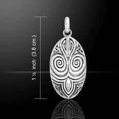 MAORI SILVER TALISMAN, Ag 925