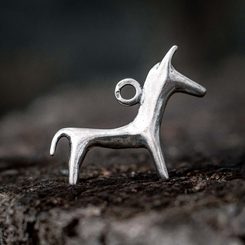 CELTIC HORSE, pendant, replica, silver 925