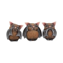 THREE WISE BATS, figurines set
