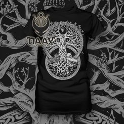 TREE OF LIFE, Ladies T-Shirt, black, Naav