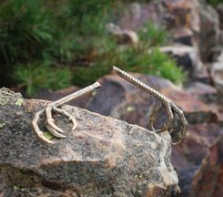 Bird Claw, Talon Pendant, bronze