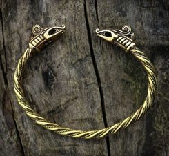 DREKI, Viking brass Bracelet