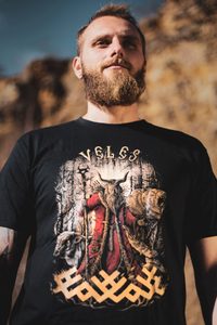 VELES, SLAVIC GOD, MEN'S T-SHIRT COLORED - MEN'S T-SHIRTS{% if kategorie.adresa_nazvy[0] != zbozi.kategorie.nazev %} - CLOTHES{% endif %}