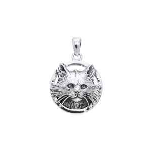 SILVER CAT PENDANT, SILVER 925 - PENDANTS - SILVER{% if kategorie.adresa_nazvy[0] != zbozi.kategorie.nazev %} - SILVER JEWELLERY{% endif %}