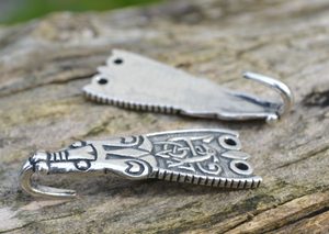 SILVER VIKING CLOAK HOOK, ENGLAND - 1 PIECE - PENDANTS - SILVER{% if kategorie.adresa_nazvy[0] != zbozi.kategorie.nazev %} - SILVER JEWELLERY{% endif %}