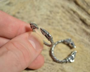 DREKI, STERLING SILVER RING - RINGS - SILVER{% if kategorie.adresa_nazvy[0] != zbozi.kategorie.nazev %} - SILVER JEWELLERY{% endif %}