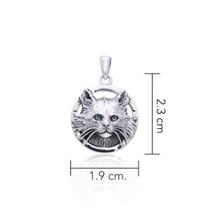 SILVER CAT PENDANT, SILVER 925 - PENDANTS - SILVER{% if kategorie.adresa_nazvy[0] != zbozi.kategorie.nazev %} - SILVER JEWELLERY{% endif %}