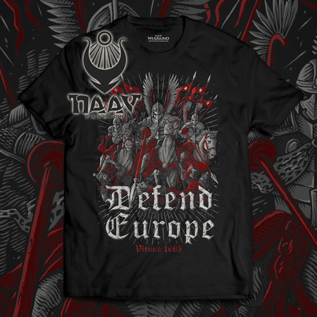 DEFEND EUROPE - POLISH HUSSARS 1683, MEN'S T-SHIRT