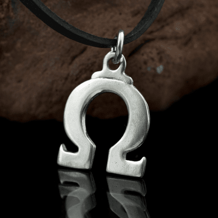 OMEGA, PENDANT, SILVER