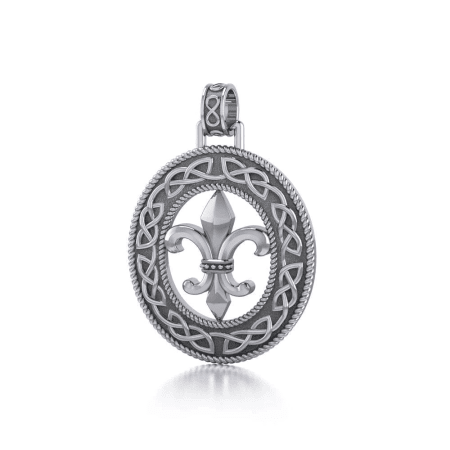 FLEUR DE LIS, CELTIC KNOTS, AG 925, 12 G