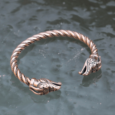 CELTIC DRAGON, BRACELET, BRONZE