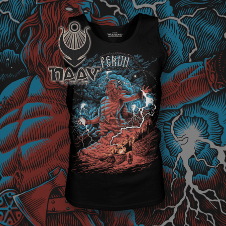 PERUN, SLAVIC GOD OF THUNDER, TANK TOP