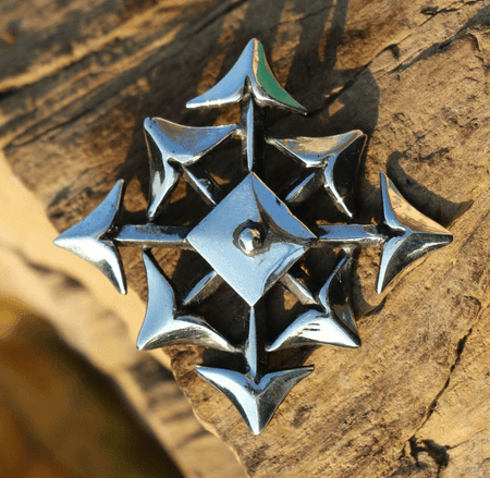 STAR OF CHAOS, CHAOSPHERE, SILVER PENDANT
