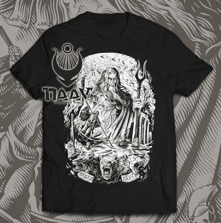 HADES, GREEK MYTHOLOGY COLLECTION, MEN'S T-SHIRT B&W