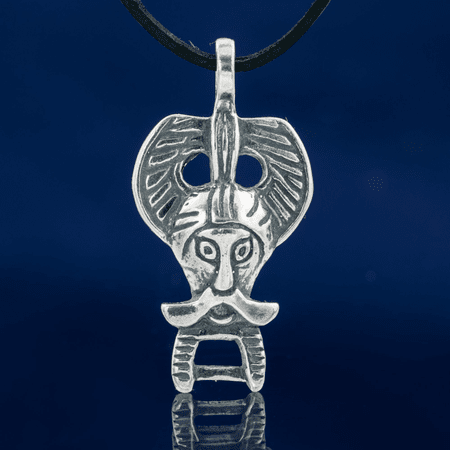 ODIN, STŘÍBRNÝ TALISMAN, REPLIKA Z RIBE, DÁNSKO, AG 925