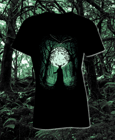 HERNE, THE GUARDIAN OF THE FOREST, LADIES' T-SHIRT