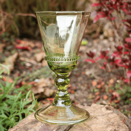 GLASS GOBLET, 17TH CENTURY, BOHEMIA