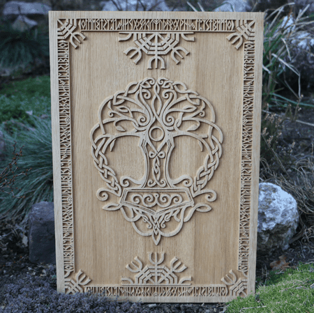 TREE OF LIFE WALL DECORATION PLAQUETTE 32 X 45 CM