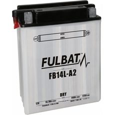 Konvenční motocyklová baterie FULBAT FB14L-A2 (YB14L-A2) Včetně balení kyseliny