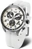 VOSTOK EUROPE SPACE RACE CHRONO LINE 6S30-325A743 – BIELY GUMOVÝ REMIENOK (S LUMINISCENČNÝM EFEKTOM) - SPACE RACE - ZNAČKY