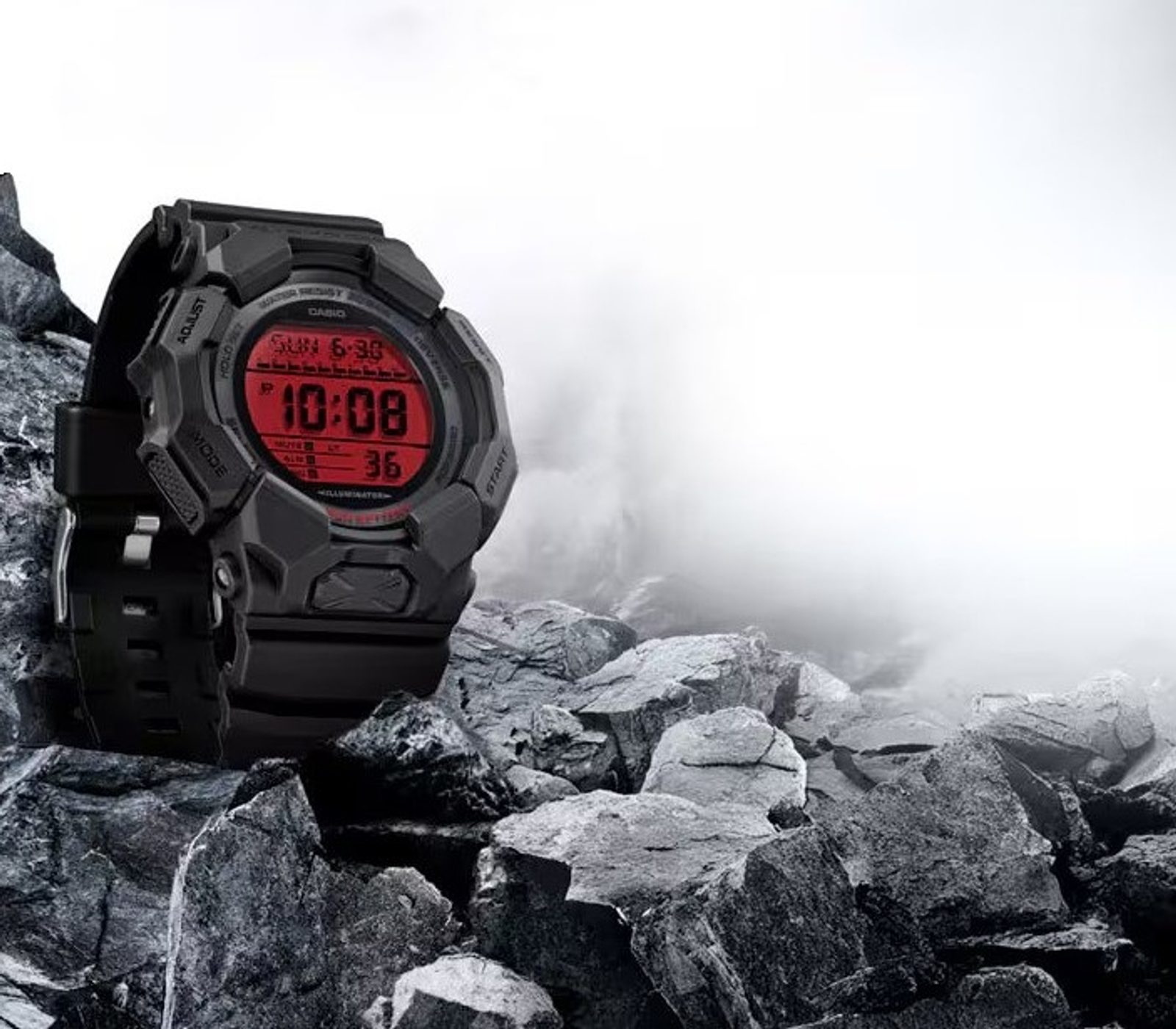 Casio G-Shock GD-010BBR-1 - Orologio Uomo Digitale Nero E Rosso, Resina Robusta - 3