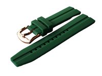 Silikónový remienok Vostok Europe pre Almaz - zelená/bronzová pracka