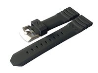 Silikónový remienok Vostok Europe pre modely Nuclear Submarine - čierna/matná pracka