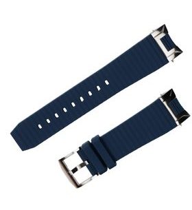 MODRÝ SILIKÓNOVÝ REMIENOK AVIATOR PRE MIG-35 M.2.19.0.133.6 - STRIEBORNÁ PRACKA - REMIENKY - OSTATNÉ